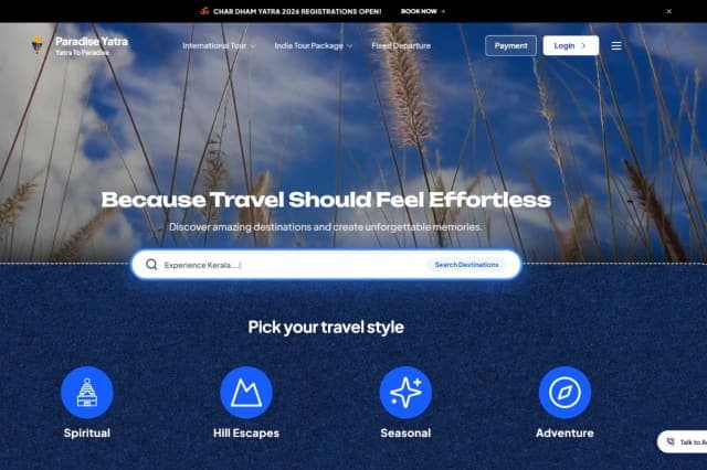 paradiseyatra.com preview